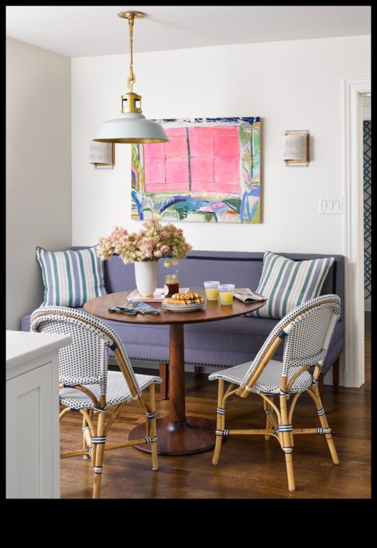 كيفية إنشاء زاوية إفطار مريحة