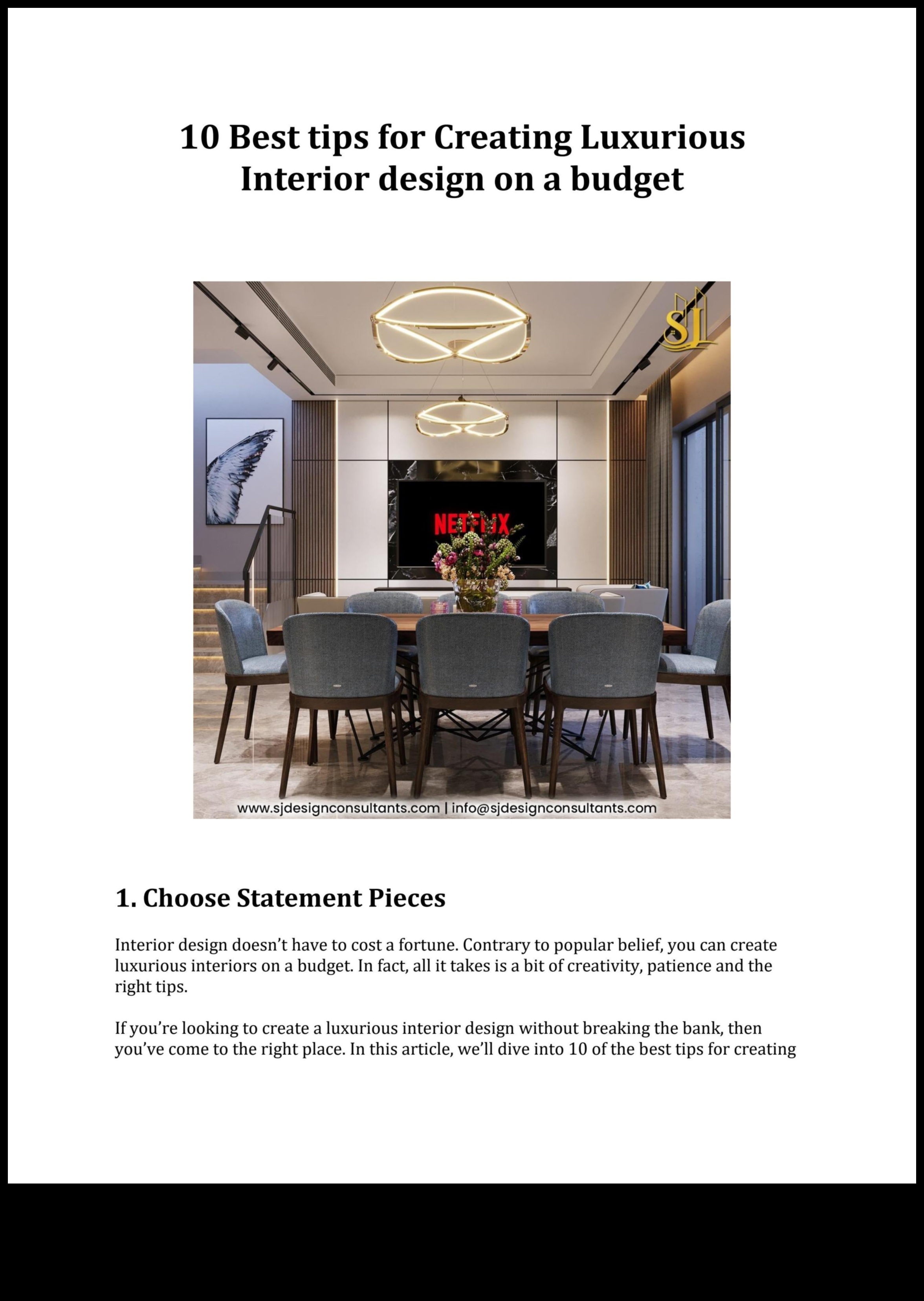 10 نصائح للتصميم الداخلي لكل ميزانية 4 كيف تختار الديكور المثالي لمساحتك الخاصة؟