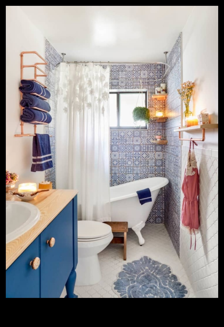 ديكور الحمام البوهيمي: دليل لإنشاء واحة مريحة 3 ديكور حمام بوهيمي لإضفاء أجواء مفعمة بالحيوية