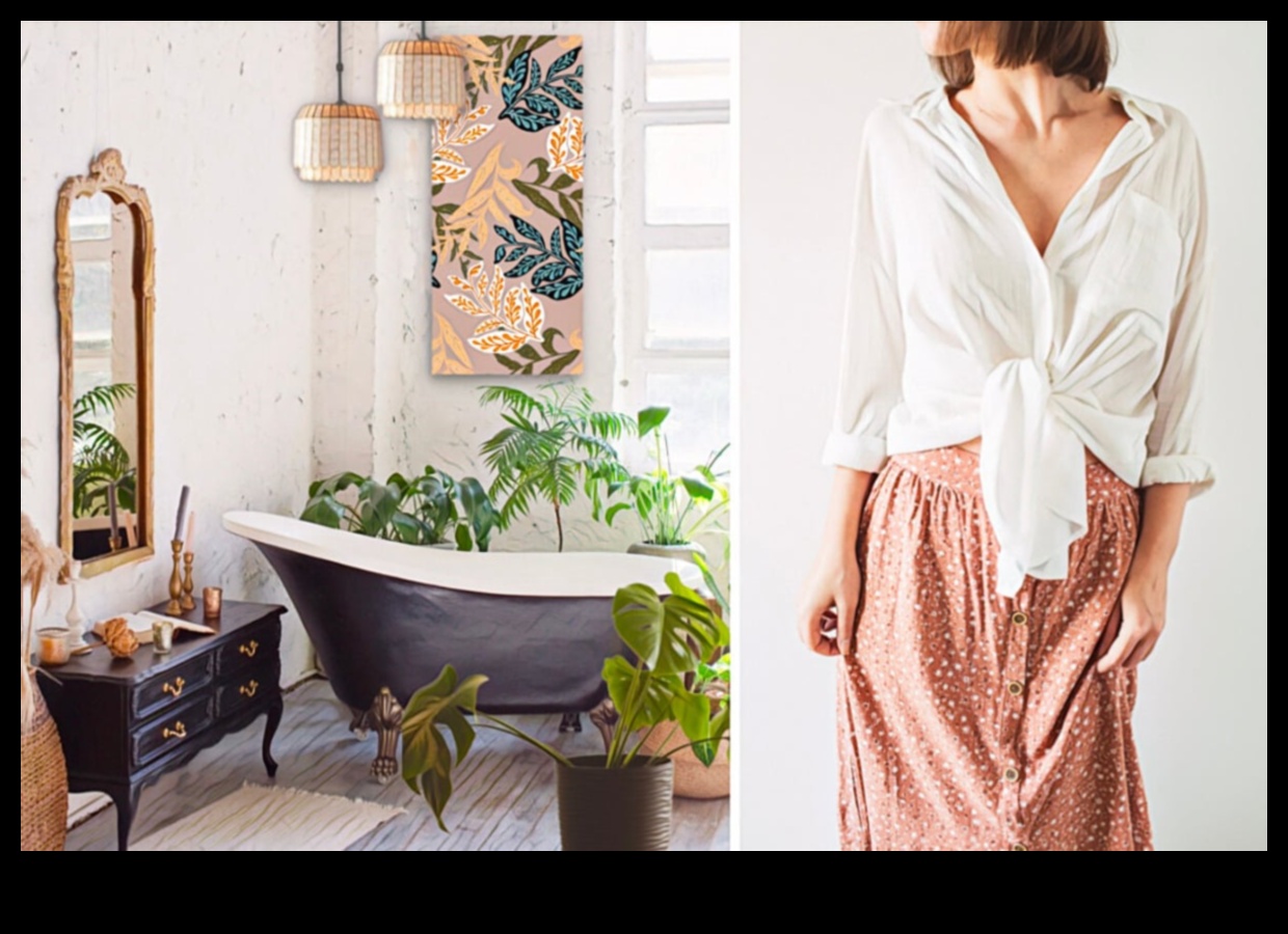 ديكور الحمام البوهيمي: دليل لإنشاء واحة مريحة 4 ديكور حمام بوهيمي لإضفاء أجواء مفعمة بالحيوية